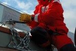 Первый выход яхты Югра в августе 2006 на р. Объ